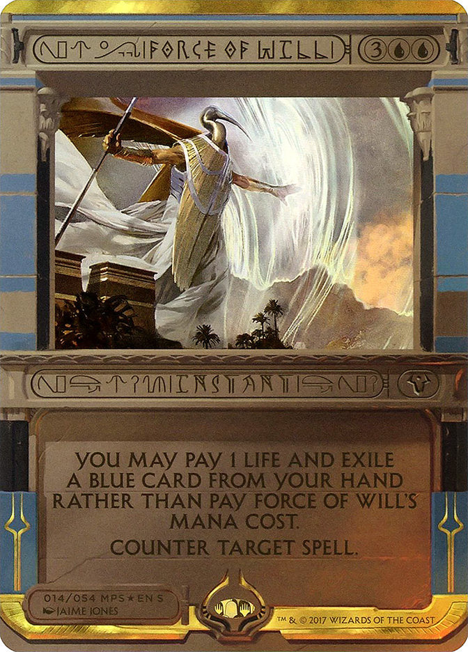 Force of Will (Invocation) [Amonkhet Invocations] | PLUS EV GAMES 
