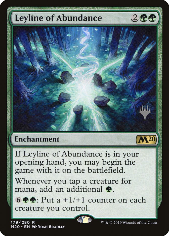 Leyline of Abundance (Promo Pack) [Core Set 2020 Promos] | PLUS EV GAMES 