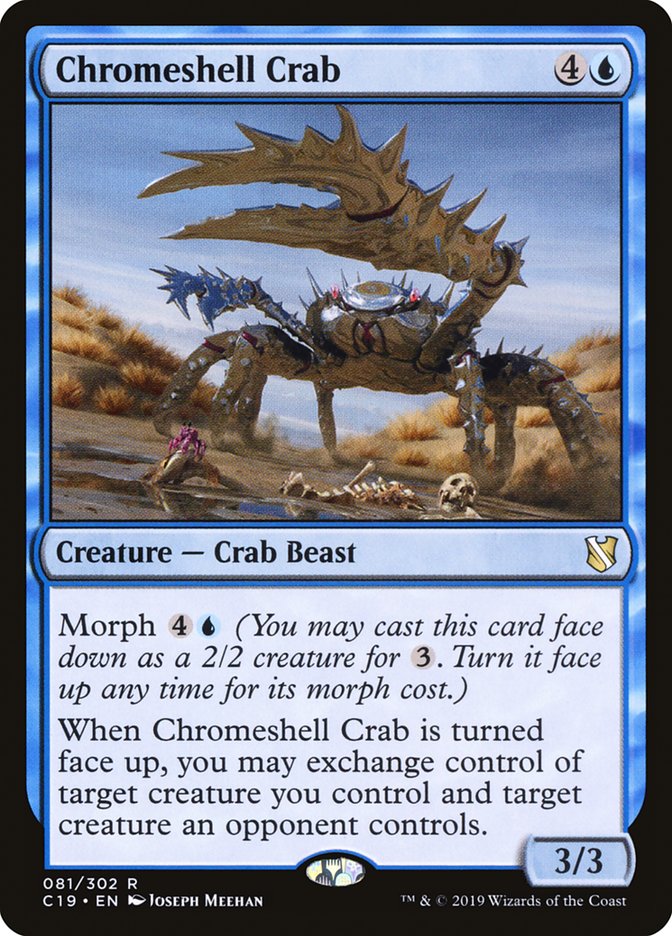 Chromeshell Crab [Commander 2019] | PLUS EV GAMES 