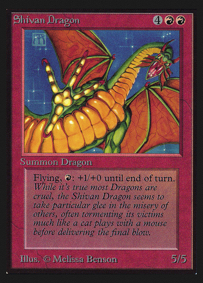 Shivan Dragon [International Collectors’ Edition] | PLUS EV GAMES 