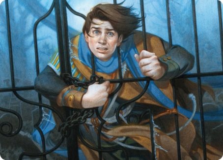 Locked in the Cemetery Art Card [Innistrad: Midnight Hunt Art Series] | PLUS EV GAMES 