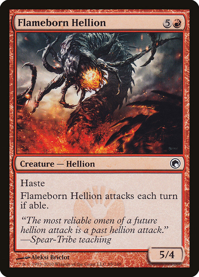 Flameborn Hellion [Scars of Mirrodin] | PLUS EV GAMES 