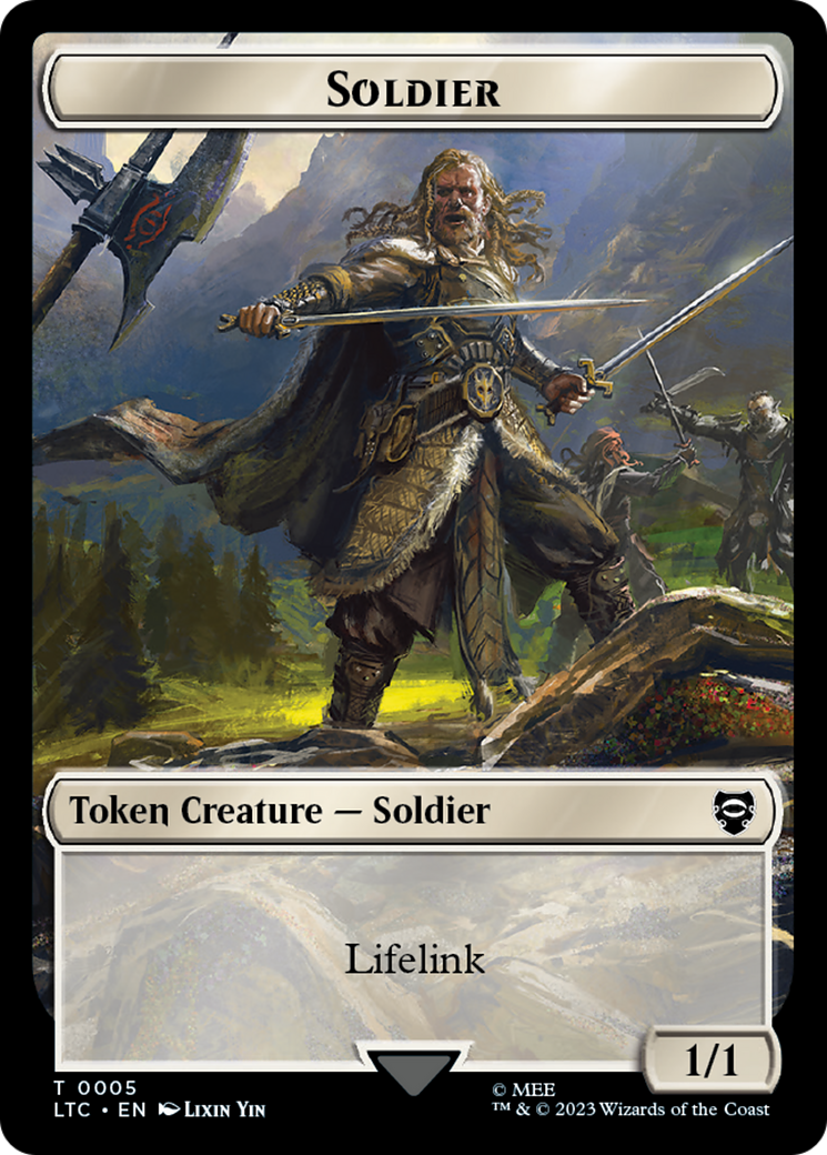 Soldier // Food Token [The Lord of the Rings: Tales of Middle-Earth Commander Tokens] | PLUS EV GAMES 