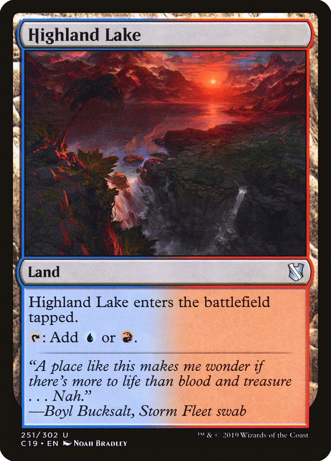 Highland Lake [Commander 2019] | PLUS EV GAMES 