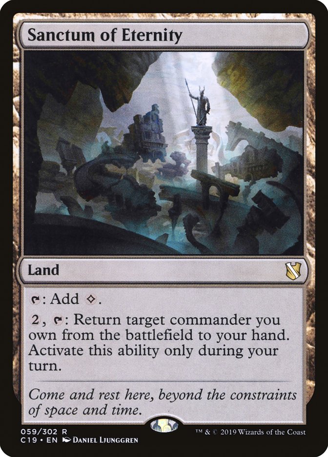 Sanctum of Eternity [Commander 2019] | PLUS EV GAMES 