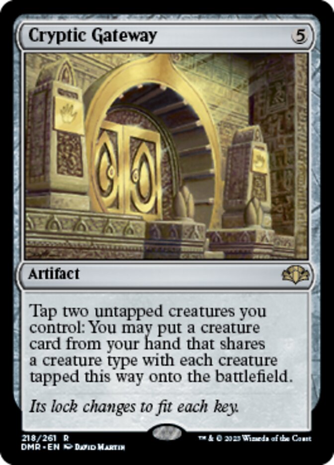 Cryptic Gateway [Dominaria Remastered] | PLUS EV GAMES 