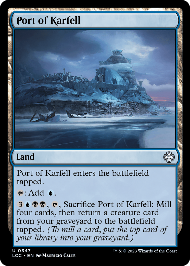 Port of Karfell [The Lost Caverns of Ixalan Commander] | PLUS EV GAMES 