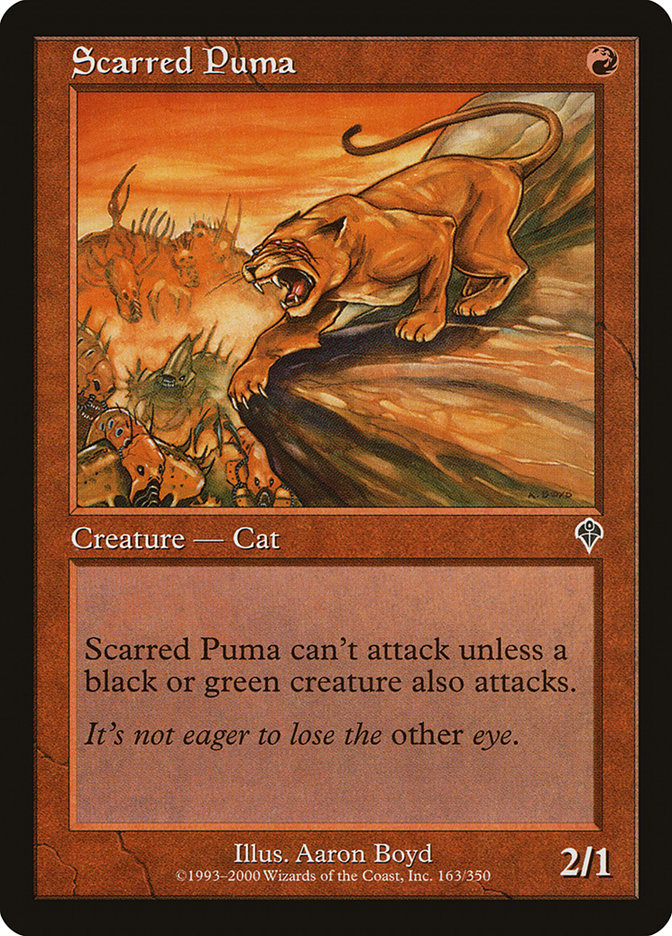 Scarred Puma [Invasion] | PLUS EV GAMES 