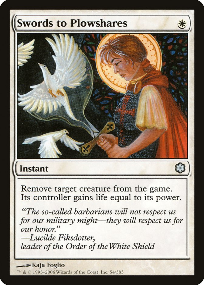 Swords to Plowshares [Coldsnap Theme Decks] | PLUS EV GAMES 