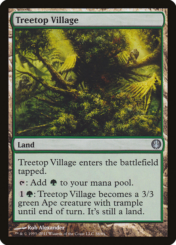 Treetop Village [Duel Decks: Knights vs. Dragons] | PLUS EV GAMES 
