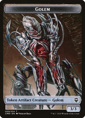 Golem // Zombie Token [Commander Legends Tokens] | PLUS EV GAMES 