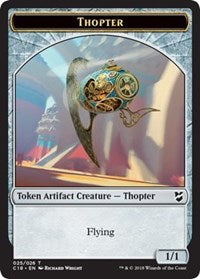 Thopter (025) // Servo Double-sided Token [Commander 2018 Tokens] | PLUS EV GAMES 