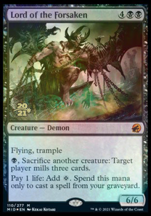 Lord of the Forsaken [Innistrad: Midnight Hunt Prerelease Promos] | PLUS EV GAMES 