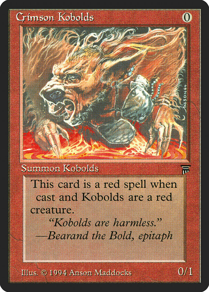 Crimson Kobolds [Legends] | PLUS EV GAMES 