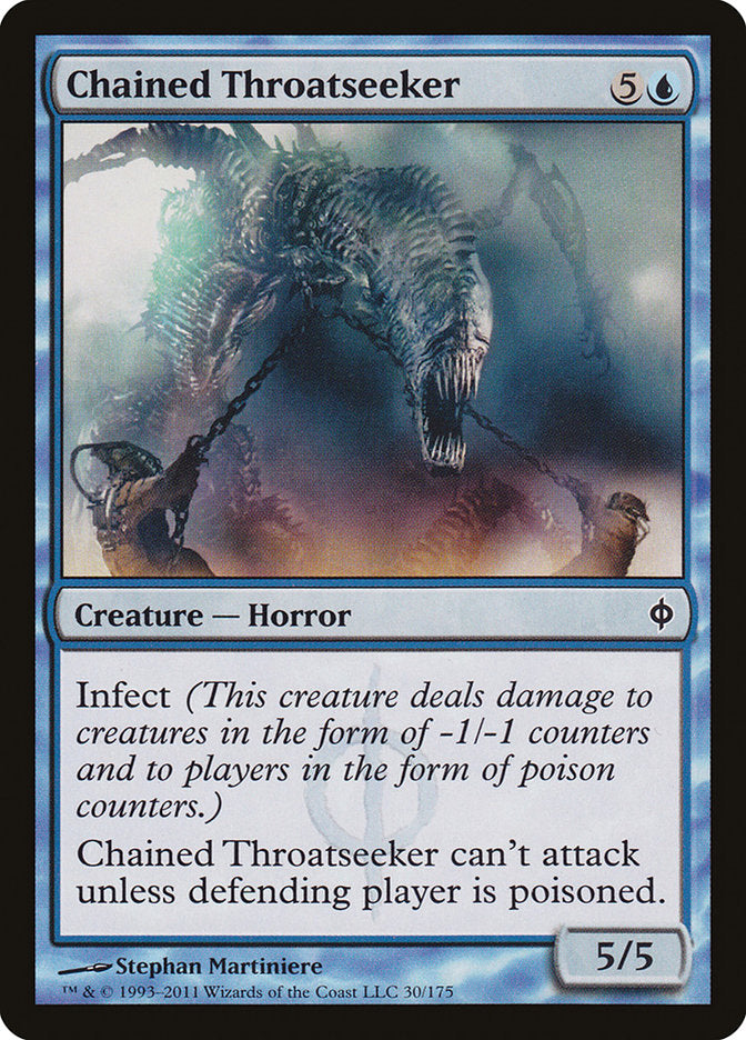 Chained Throatseeker [New Phyrexia] | PLUS EV GAMES 