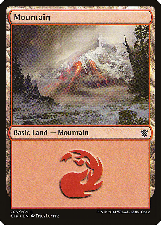 Mountain (265) [Khans of Tarkir] | PLUS EV GAMES 