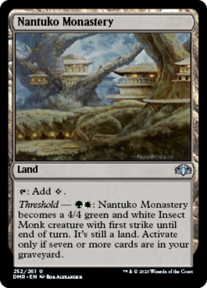 Nantuko Monastery [Dominaria Remastered] | PLUS EV GAMES 