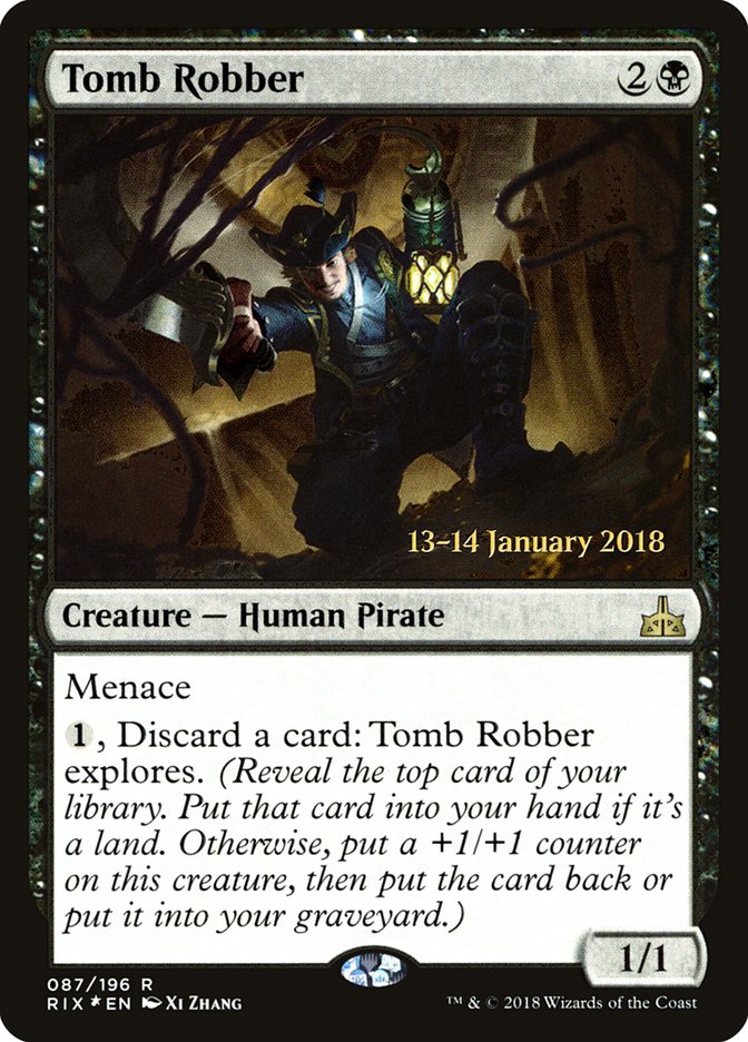 Tomb Robber [Rivals of Ixalan Prerelease Promos] | PLUS EV GAMES 