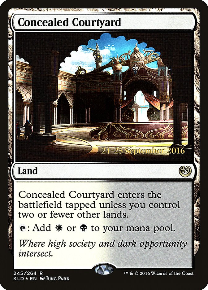 Concealed Courtyard  [Kaladesh Prerelease Promos] | PLUS EV GAMES 