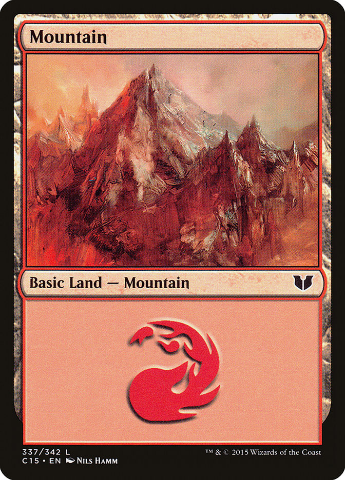 Mountain (337) [Commander 2015] | PLUS EV GAMES 