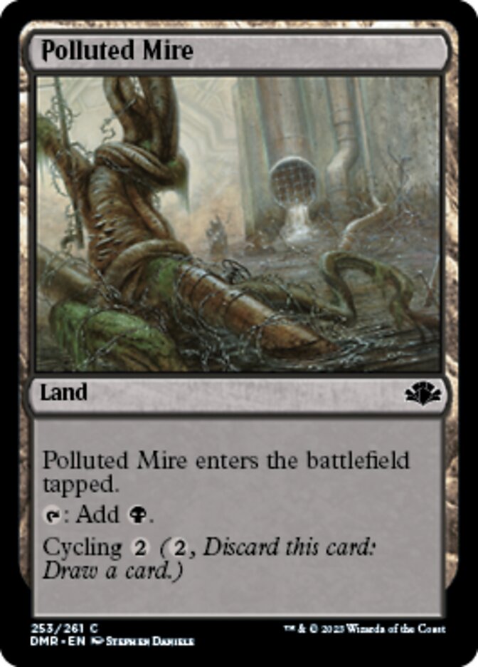 Polluted Mire [Dominaria Remastered] | PLUS EV GAMES 
