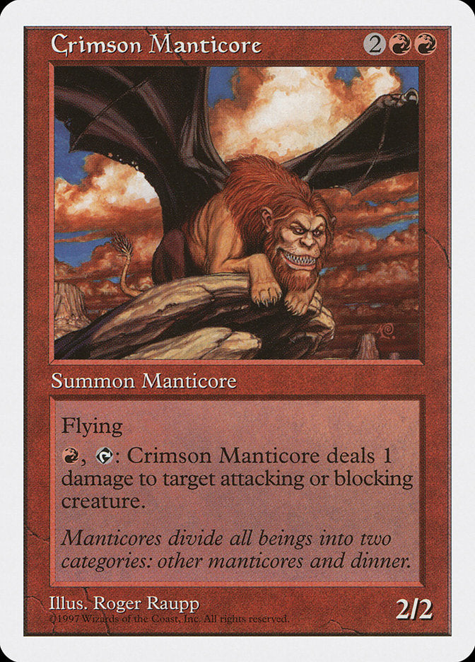 Crimson Manticore [Fifth Edition] | PLUS EV GAMES 