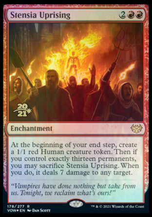 Stensia Uprising [Innistrad: Crimson Vow Prerelease Promos] | PLUS EV GAMES 