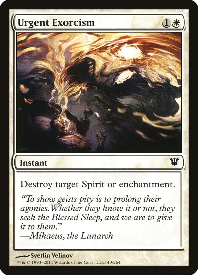 Urgent Exorcism [Innistrad] | PLUS EV GAMES 