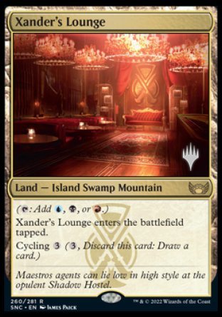 Xander's Lounge (Promo Pack) [Streets of New Capenna Promos] | PLUS EV GAMES 