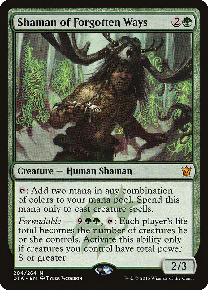 Shaman of Forgotten Ways [Dragons of Tarkir] | PLUS EV GAMES 