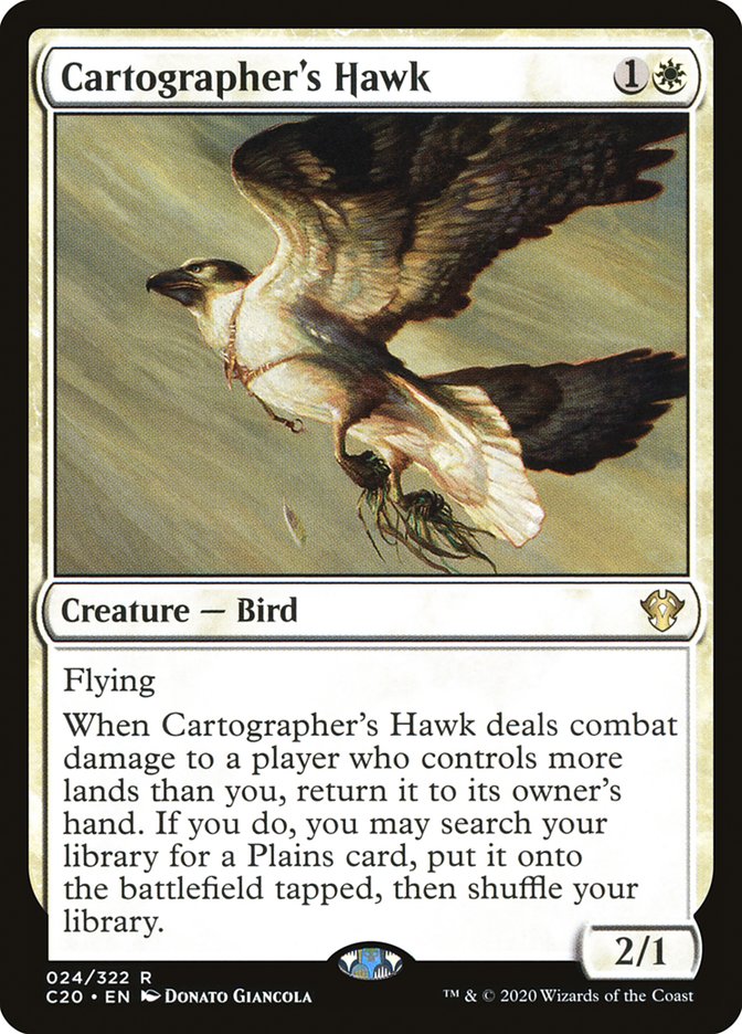 Cartographer's Hawk [Commander 2020] | PLUS EV GAMES 