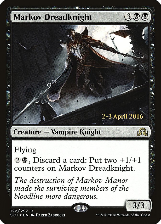 Markov Dreadknight [Shadows over Innistrad Prerelease Promos] | PLUS EV GAMES 