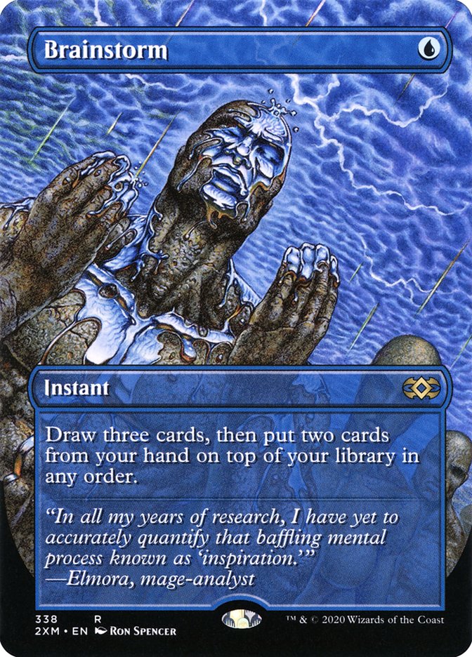 Brainstorm (Toppers) [Double Masters Extended Art] | PLUS EV GAMES 