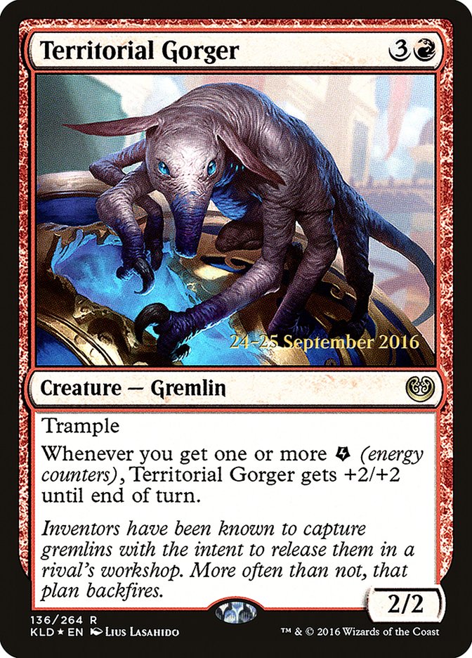 Territorial Gorger  [Kaladesh Prerelease Promos] | PLUS EV GAMES 