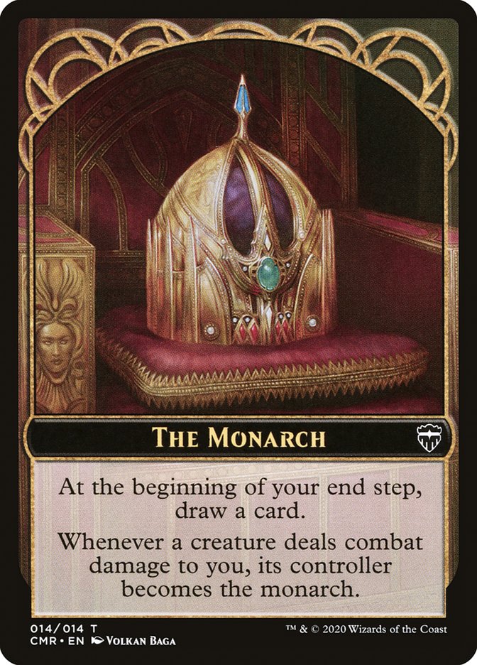 The Monarch Token [Commander Legends Tokens] | PLUS EV GAMES 