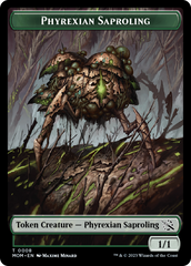 First Mate Ragavan // Phyrexian Saproling Double-Sided Token [March of the Machine Tokens] | PLUS EV GAMES 