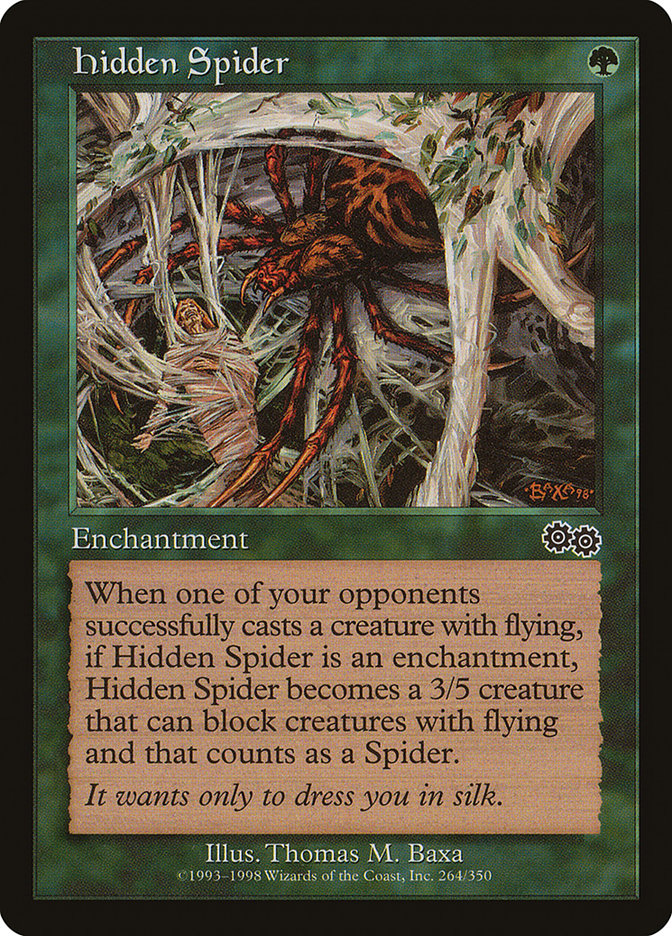 Hidden Spider [Urza's Saga] | PLUS EV GAMES 