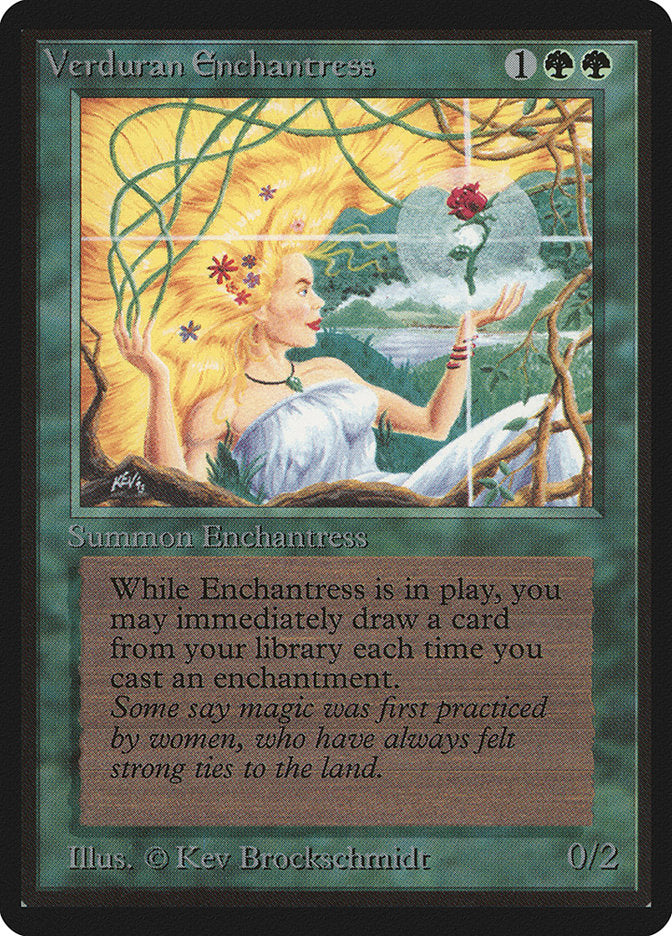 Verduran Enchantress [Limited Edition Beta] | PLUS EV GAMES 