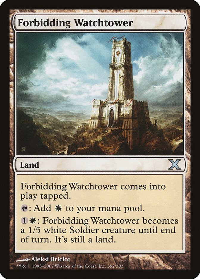 Forbidding Watchtower [Tenth Edition] | PLUS EV GAMES 