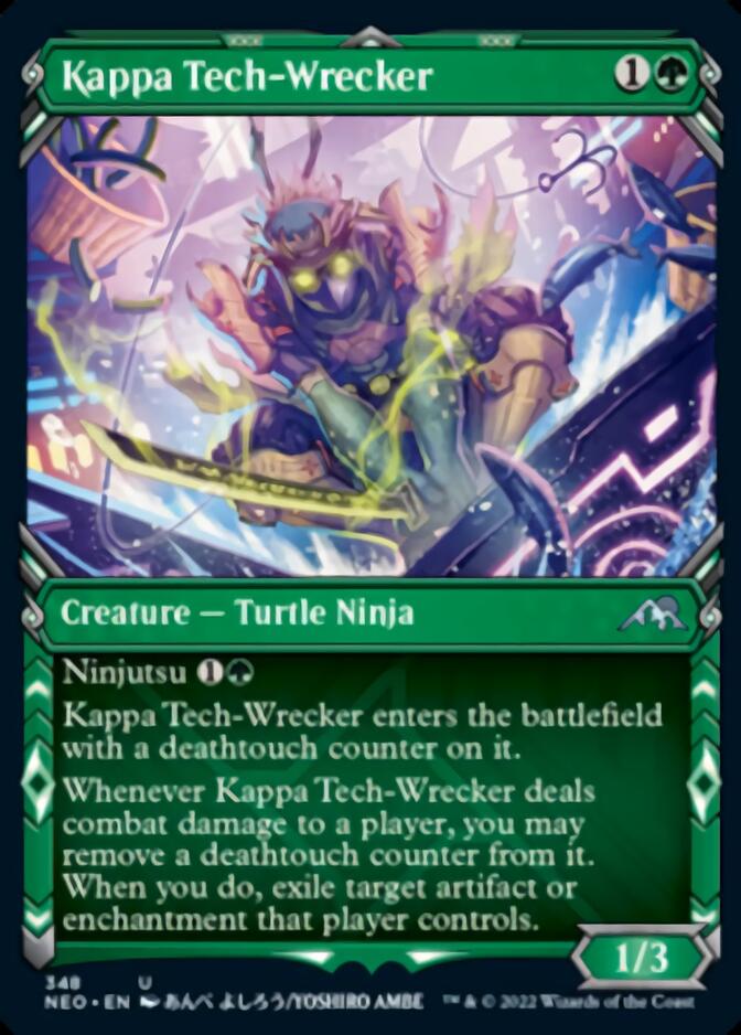 Kappa Tech-Wrecker (Showcase Ninja) [Kamigawa: Neon Dynasty] | PLUS EV GAMES 