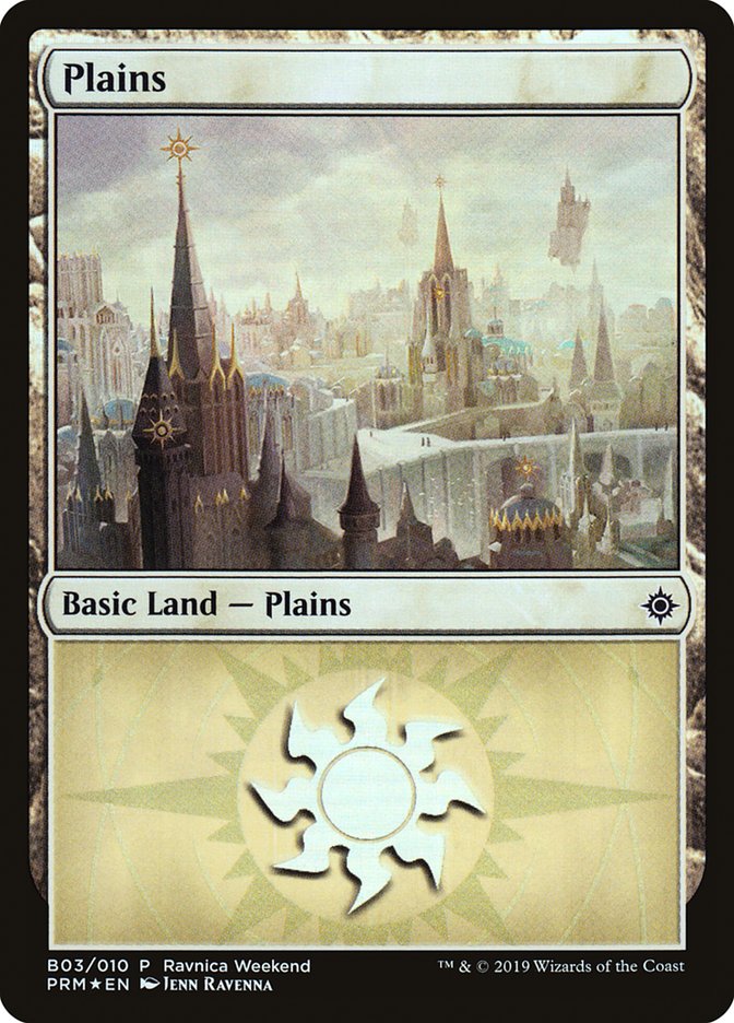 Plains (B03) [Ravnica Allegiance Guild Kit] | PLUS EV GAMES 