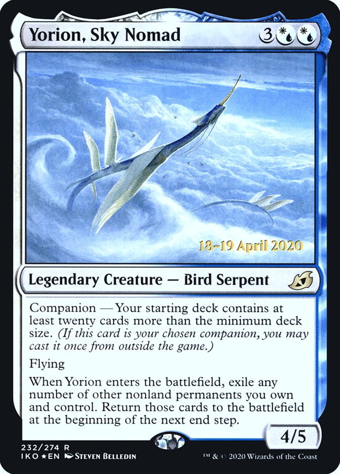 Yorion, Sky Nomad  [Ikoria: Lair of Behemoths Prerelease Promos] | PLUS EV GAMES 