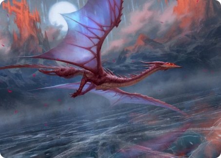 Manaform Hellkite Art Card [Innistrad: Crimson Vow Art Series] | PLUS EV GAMES 