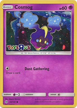 Cosmog (64/149) (Toys R Us Promo) [Sun & Moon: Base Set] | PLUS EV GAMES 