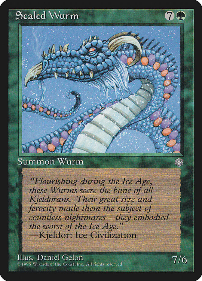 Scaled Wurm [Ice Age] | PLUS EV GAMES 