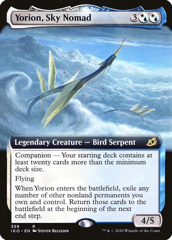 Yorion, Sky Nomad (Extended Art) [Ikoria: Lair of Behemoths] | PLUS EV GAMES 