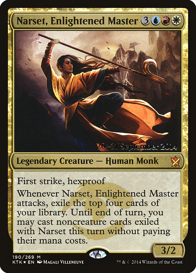 Narset, Enlightened Master  [Khans of Tarkir Prerelease Promos] | PLUS EV GAMES 