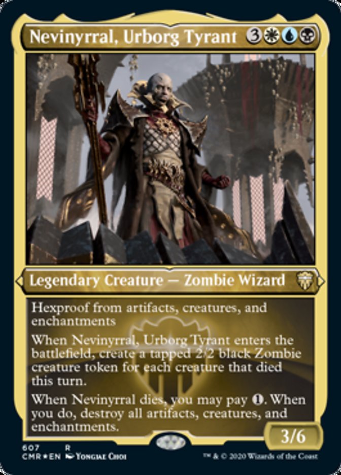 Nevinyrral, Urborg Tyrant [Commander Legends Etched] | PLUS EV GAMES 