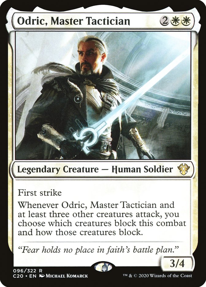 Odric, Master Tactician [Commander 2020] | PLUS EV GAMES 