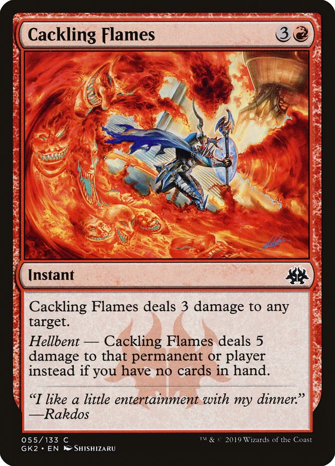 Cackling Flames [Ravnica Allegiance Guild Kit] | PLUS EV GAMES 